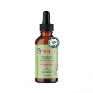 Mielle Rosemary Mint Scalp & Hair Strengthening Oil , 2 Ounce, 2pc