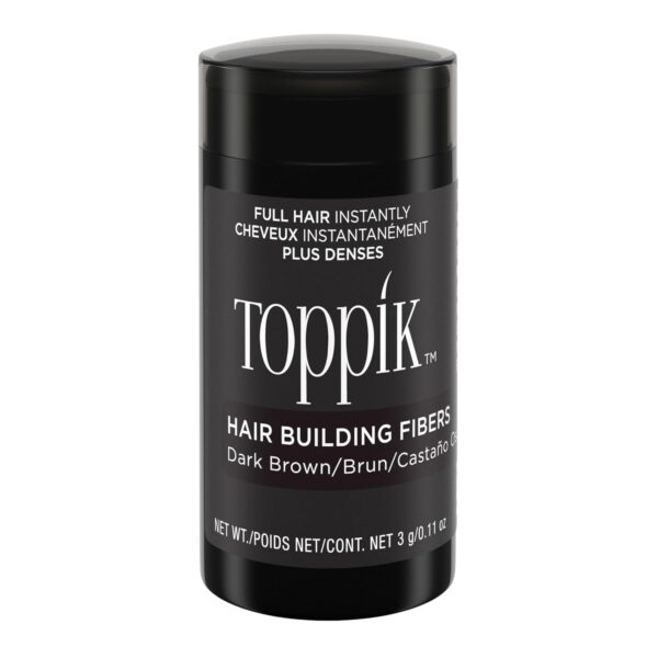 Toppik Hair Building Fibers,Thinning Hair Instantly Thicker, Dark brown